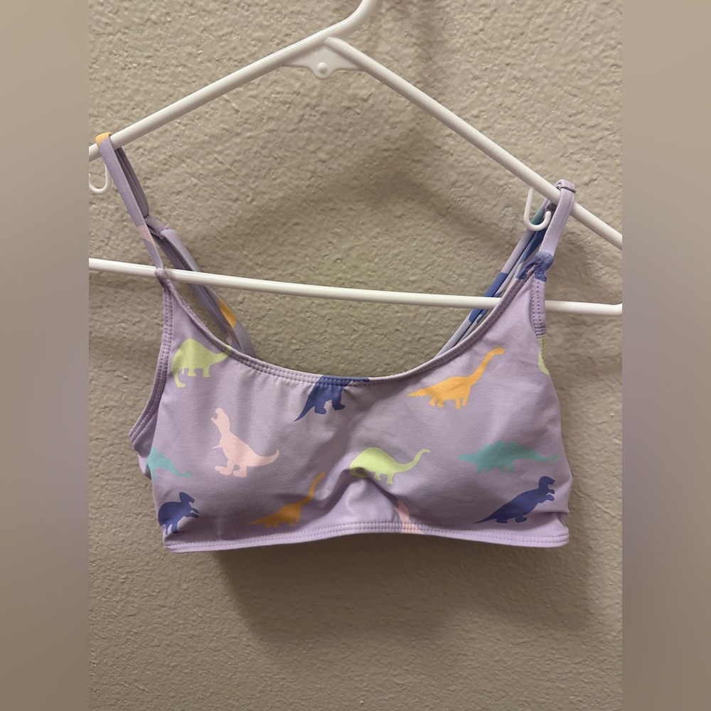 SHEIN Multicolor Dinosaur Print Bikini Two Piece